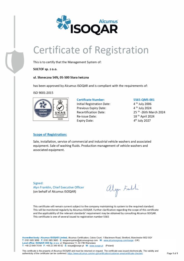 5565 Certificate 9001