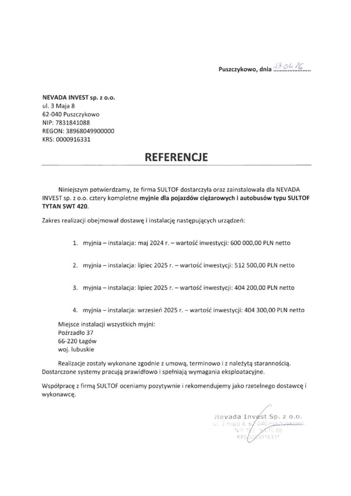 Referencje TYTAN 2024 2025 NEVADA Pozrzadlo page 0001